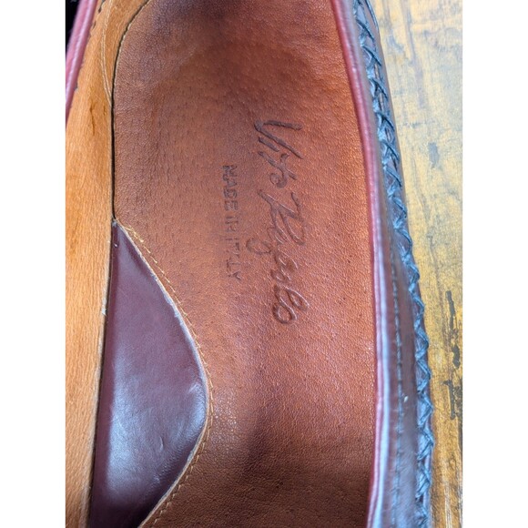Vito Rufolo Brown Men\'s Tassel Leather Loafers Size 11 M Italian Weaved Leather main image 13